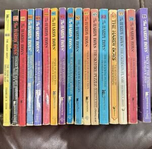 LOT OF 17 HARDY BOYS MYSTERIES--SOFT COVERS,